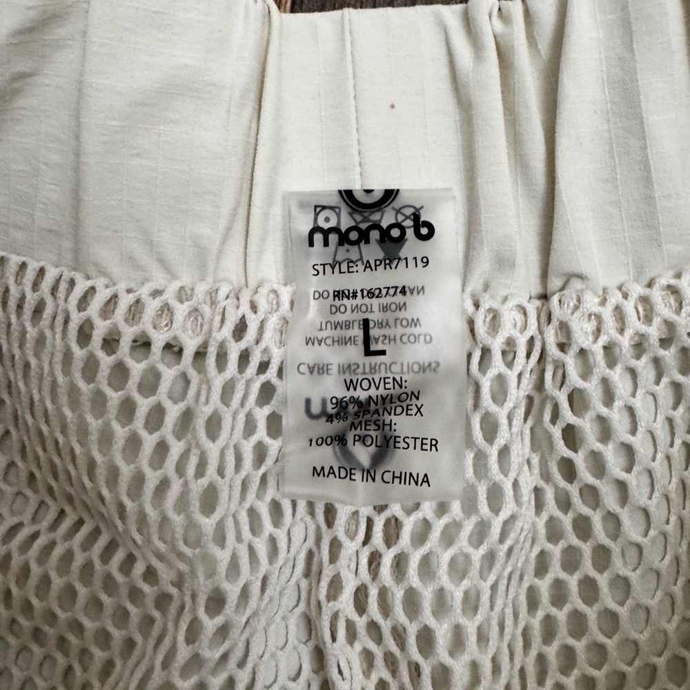 Mono B Light Tan Cargo Shorts Size Small, Medium, Large - Picture 10 of 15